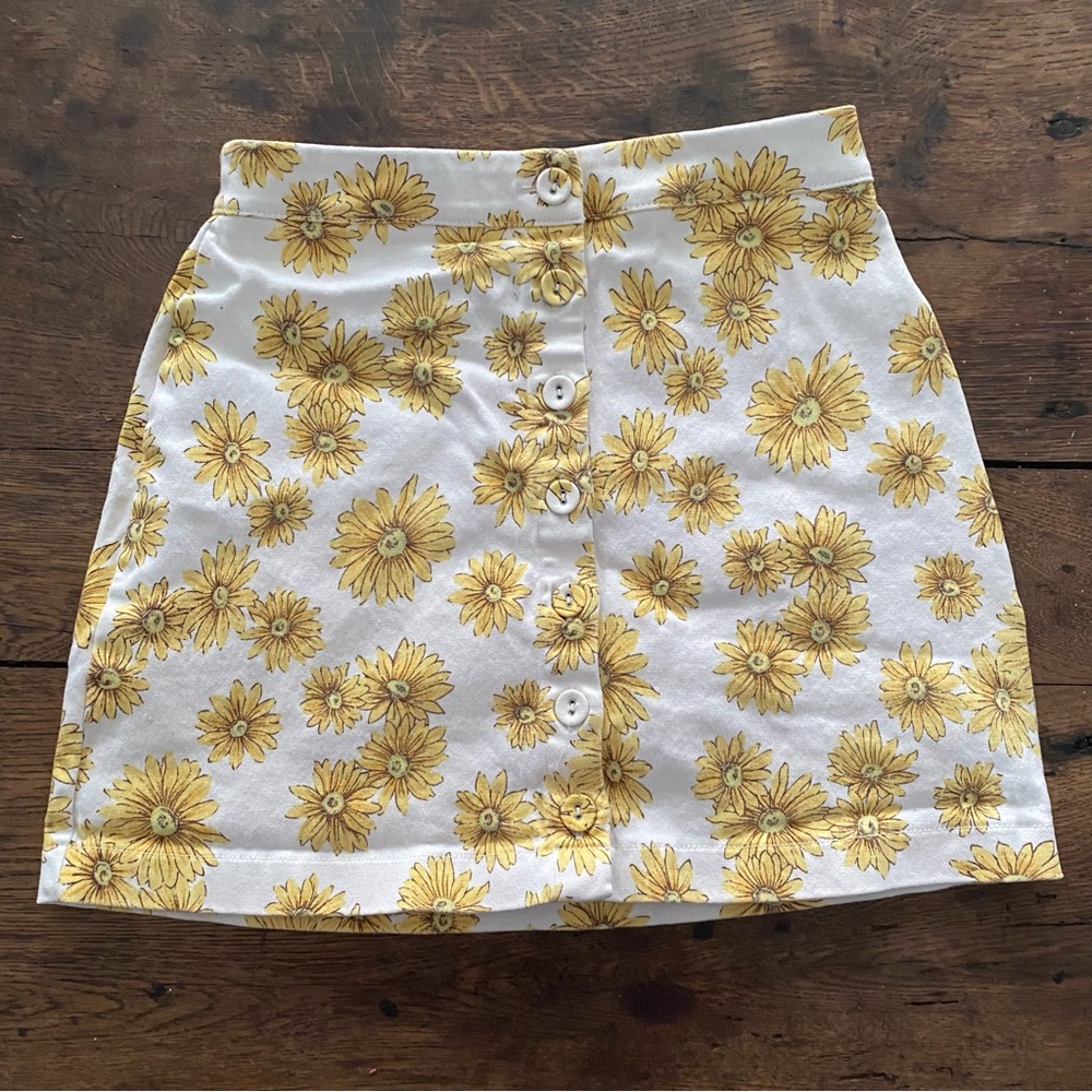 Sunflower Mini Pencil Skirt size Small 90’s